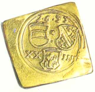 Goldmünze in Breisach