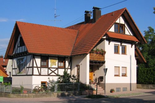 Ansicht Haus Ferienwohnung auf dem Winzerhof in Eichstetten