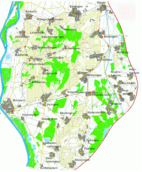 Boetzingen-Karte Karte Bötzingen