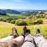 Wanderer am Kaiserstuhl